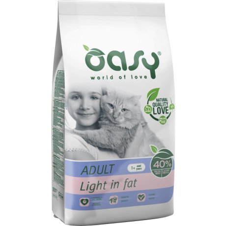 Oasy Adult Cat Light in fat