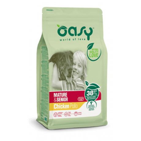 Oasy Lifestage mature sucha karma dla starszych psów z kurczakiem