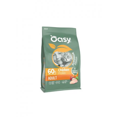 Oasy Lifestage Adult Chickien karma dla kotów z kurczakiem