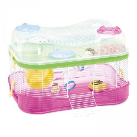 Imac Fantasy klatka dla gryzoni różowa 58x38x38,5cm