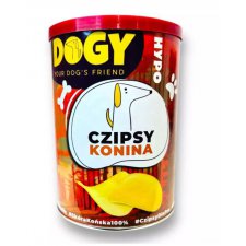 DOGY Hypoallergiczne czipsy z koniną dla psów 75g