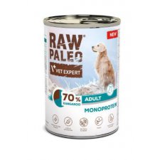 Vet Expert RAW PALEO Adult monobiałkowa puszka dla psa z kangurem 400g
