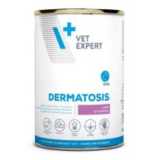 Vet-Expert 4T Veterinary Diet Dermatosis Dog Lamb&Pumpkin puszka z jagnięciną i dynią 400g