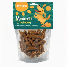 Mr. Bro Mniamki Przysmaki dla psa z Indyka 80g- Air Dried suszone powietrzem
