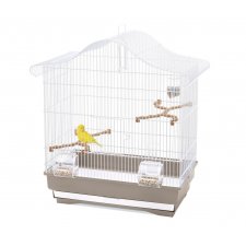 Imac Serena Plus klatka dla ptaków biało-ciemno beżowa 40x63,5cm