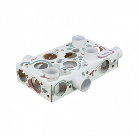 Trixie Cat Activity Paws'n'Treats Box zabawka edukacyjna dla kota kartonowa 35×7×20 cm