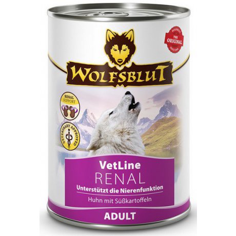 Wolfsblut Dog VetLine Renal mokra karma dla psa z niewydolnością nerek puszka 395g