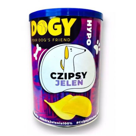 DOGY Hypoallergiczne czipsy z jelenia dla psów 75g