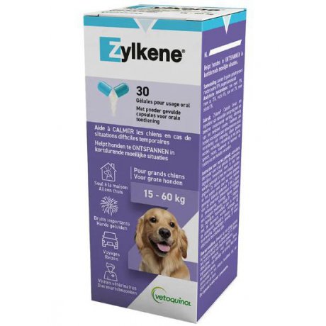 Vetoquinol Zylkene Plus naturalne działanie uspokajające dla psów 30szt. 