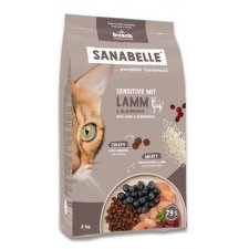 Sanabelle Sensitive jagnięcina z ryżem dla kotów z nadwrażliwością pokarmową 