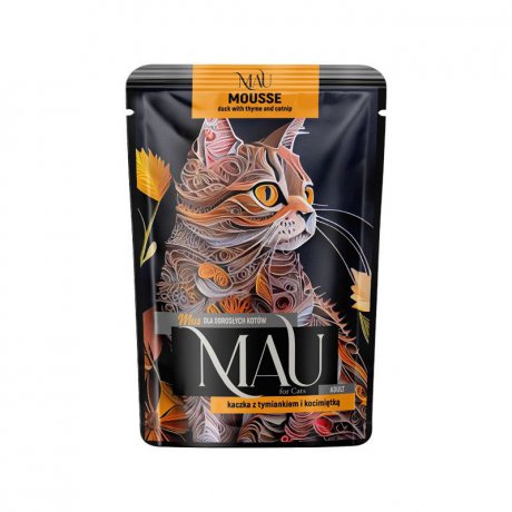 MAU Mus Karma mokra dla kota kaczka z tymiankiem i kocimiętką 85g