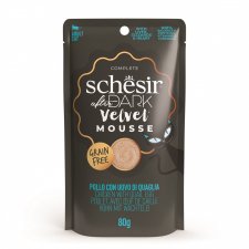 Schesir After Dark Velvet Mousse karma mokra dla kota kurczak z jajkami przepiórczymi 80g