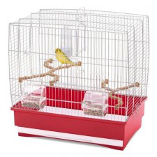 Imac Irene 2 klatka dla ptaków czerwona 45x27x43cm