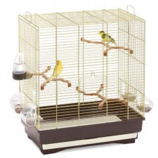 Imac Carlotta klatka dla ptaków złoto-brązowa 50x30x56cm