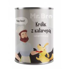 Mr. Bro Monoprotein z królikiem i kalarepą puszka dla psa 400g