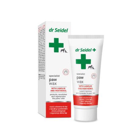 Dr. Seidel Paw Wax maść ochronna do łap z lanoliną i pantenolem 65g 