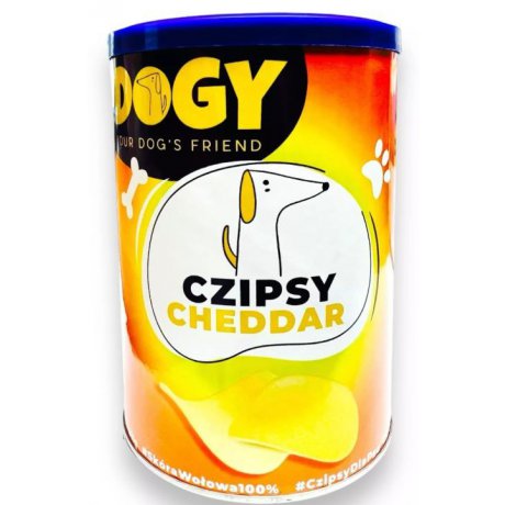 DOGY Czipsy Chedar dla psów 120g