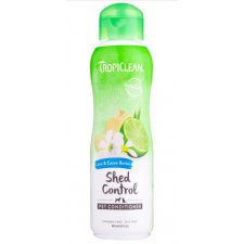 Tropiclean Lime & Cocoa Butter Conditioner odżywka z kwasami Omega 3 i 6 ograniczająca wypadanie sierści dla psa i kota 355ml