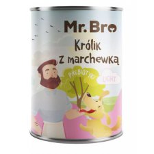 Mr. Bro Light z królikiem i marchewką oraz probiotykami 400g