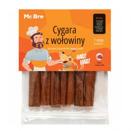 Mr.Bro Cygara Z Wołowiny Przysmak Dla Psa 175g