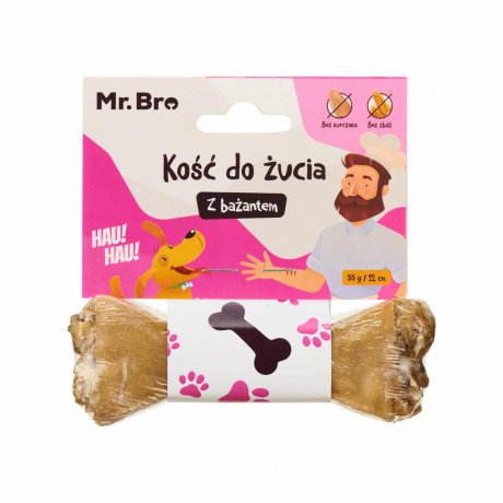 Mr. Bro Kość do żucia z bażantem 12cm