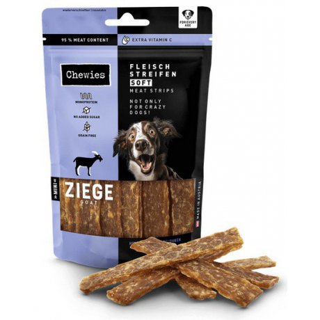 Chewies Meat Strips Soft Mini Koza mięsne paski dla psa 70g