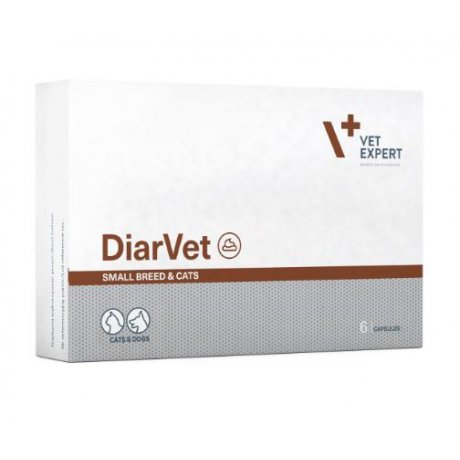 VetExpert DiarVet preparat do stosowania u psów i kotów w celu zagęszczania mas kałowych