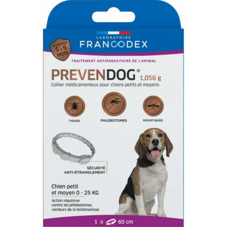 FRANCODEX PREVENDOG Obroża biobójcza dla psa powyżej 25kg