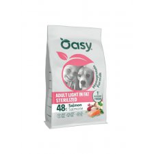 Oasy Monoprotein Sterilised & Light monpbiałkowa karma dla psów po sterylizacji i mniej aktywnych z łososiem