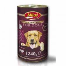 CERTECH Miluś Mięsne kawałki w sosie z wołowiną - karma dla psów