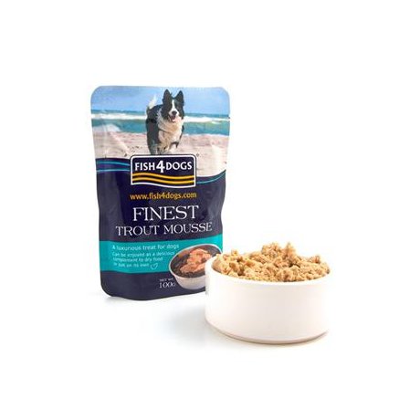 Fish 4 Dogs Finest Trout Mousse z pstrągiem
