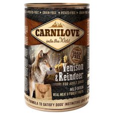 Carnilove Wild Meat Venison & Reindeer Adult dzik i renifer puszka