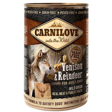 Carnilove Wild Meat Venison & Reindeer Adult dzik i renifer puszka