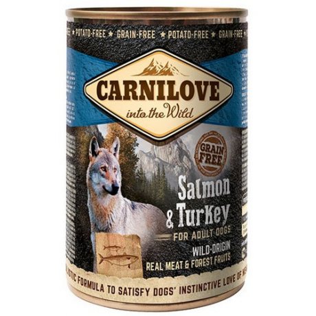 Carnilove Wild Meat Salmon & Turkey Adult łosoś i indyk puszka