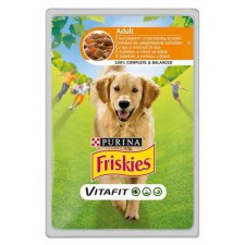 Friskies Dog Adult Kurczak i marchewka w sosie