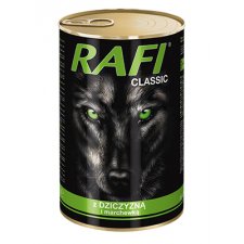 Rafi Pies Classic Dziczyzna i marchewka w sosie