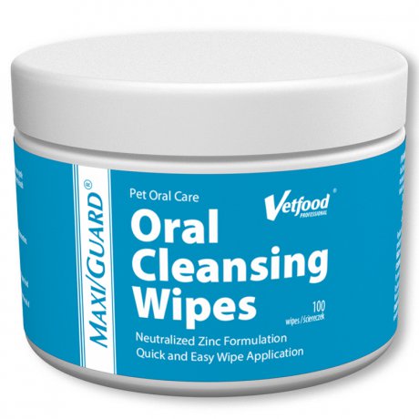 Regis Vetfood MAXI/GUARD Oral Cleansing Wipes Waciki do higieny jamy ustnej