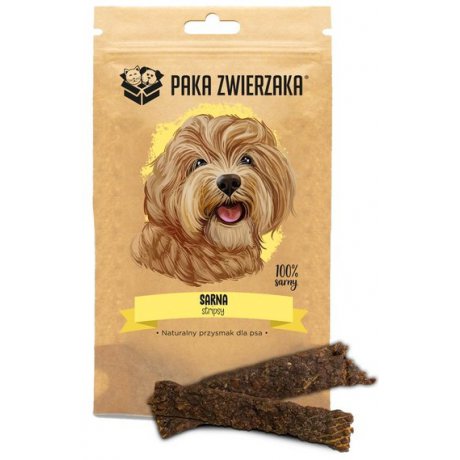 Paka Zwierzaka Stripsy Sarna 100%