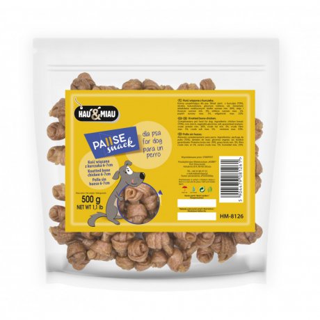 Hau&Miau Kość wiązana z kurczaka