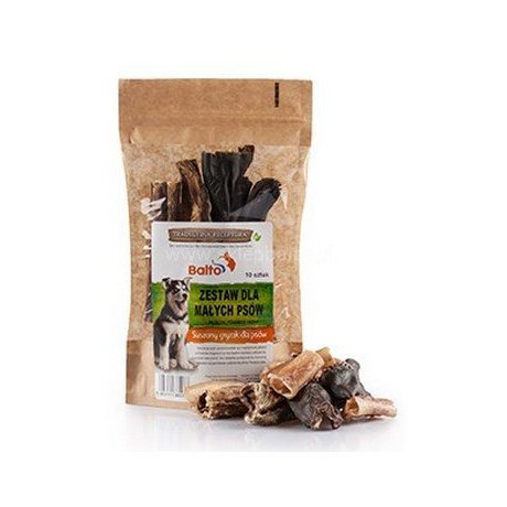 Balto Zestaw suszonych gryzaków dla małych psów Premium