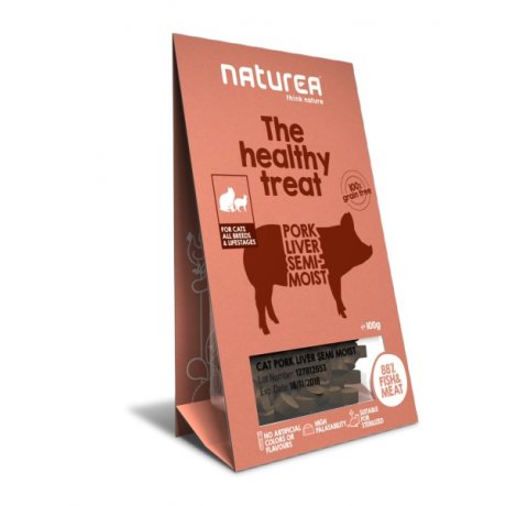Naturea The Healthy Treat Pork Liver Przysmak z wątróbką dla kota