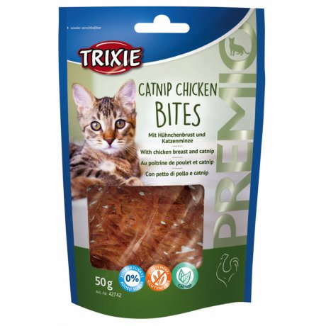 Trixie Premio Catnip Chicken Bitesy Przysmak z kocimietką