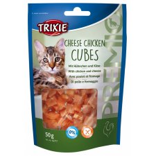 Trixie Premio Cheese Chicken Cubes przysmak z kurczakiem i serem dla kota