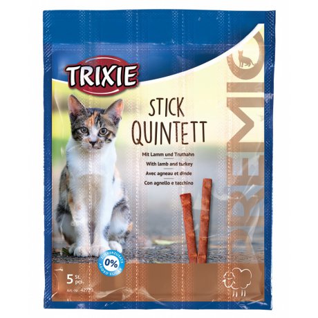 Trixie Premio Quadro-Sticks Kabanosy odkłaczające dla kota