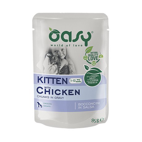 Oasy Lifestage Kitten kurczak