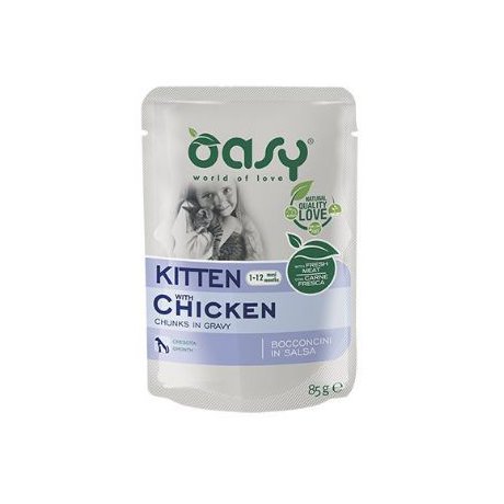 Oasy Lifestage saszetka Kitten Kurczak 85g