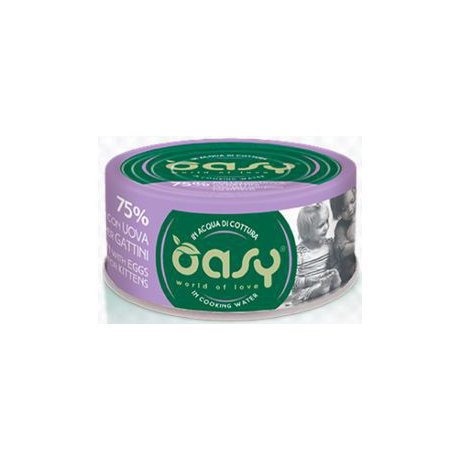 Oasy More Love Kitten kurczak z jajkiem 70g