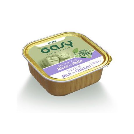Oasy Deliziozo Pate Kitten z kurczakiem 100g