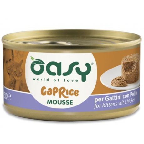 Oasy Caprice Mousse Kitten puszka dla kociąt 85g