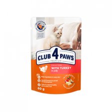 Club 4 Paws For Kittens indyk w galarecie